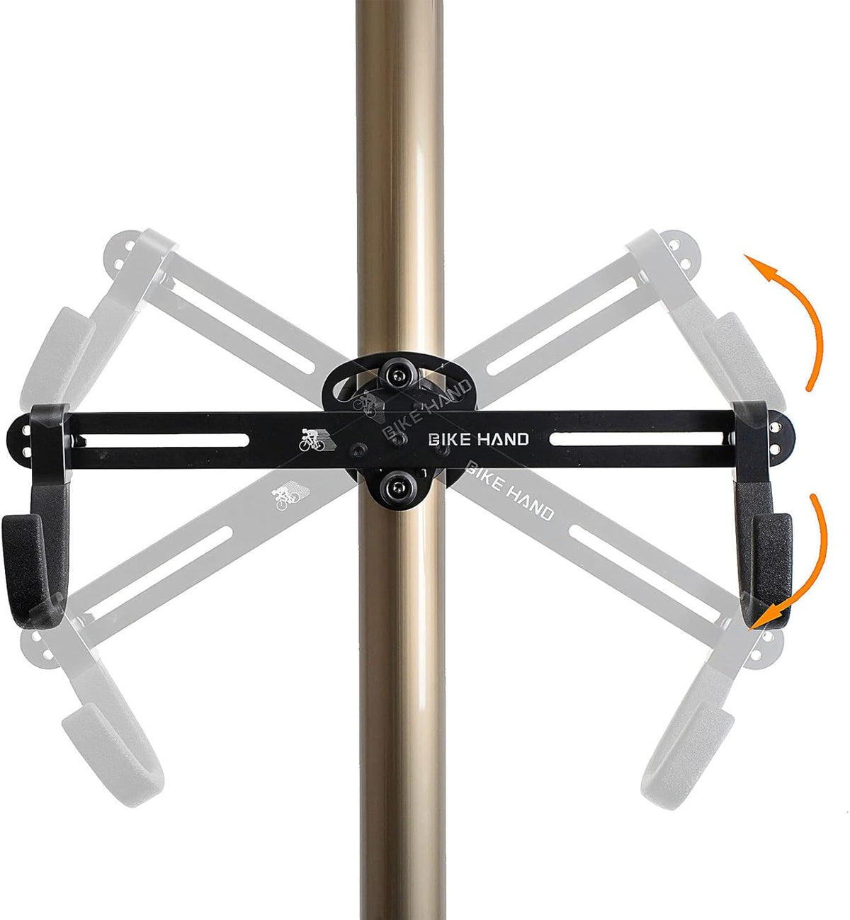 Floor to Ceiling Indoor 2 Bike Bicycle Vertical Dual Hanger Parking Rack Storage Pole Stand A821