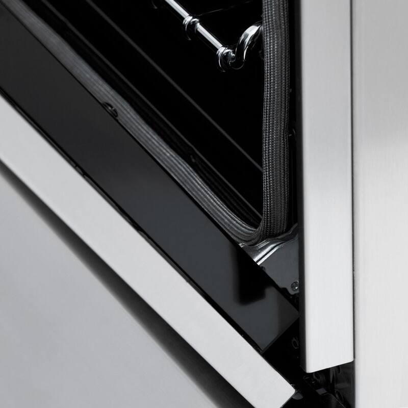 48 in. 7 Burner Double Oven Dual Fuel Range in Stainless Steel and Polished Gold M505
