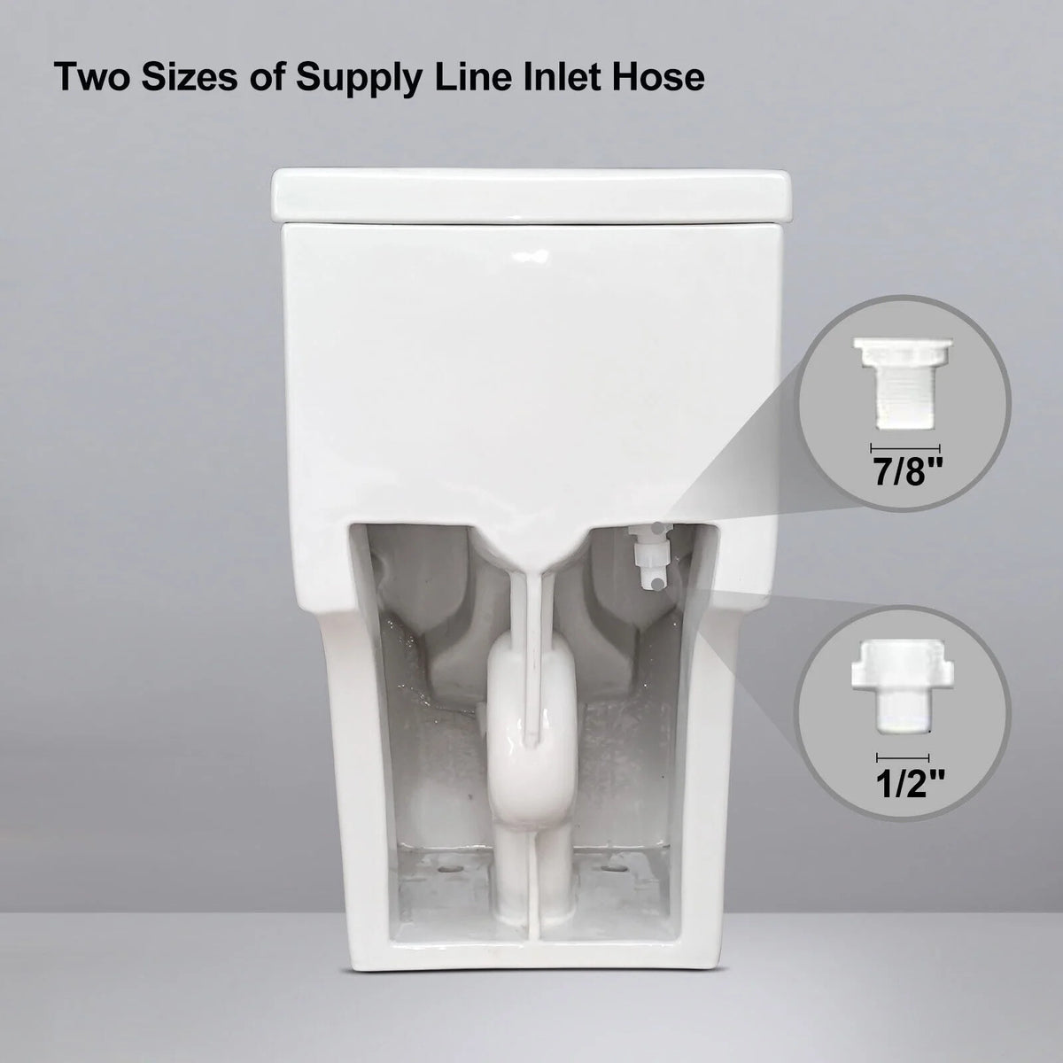 Elongated One Piece Toilet with Comfort Chair Seat, Dual Flush, White L61805