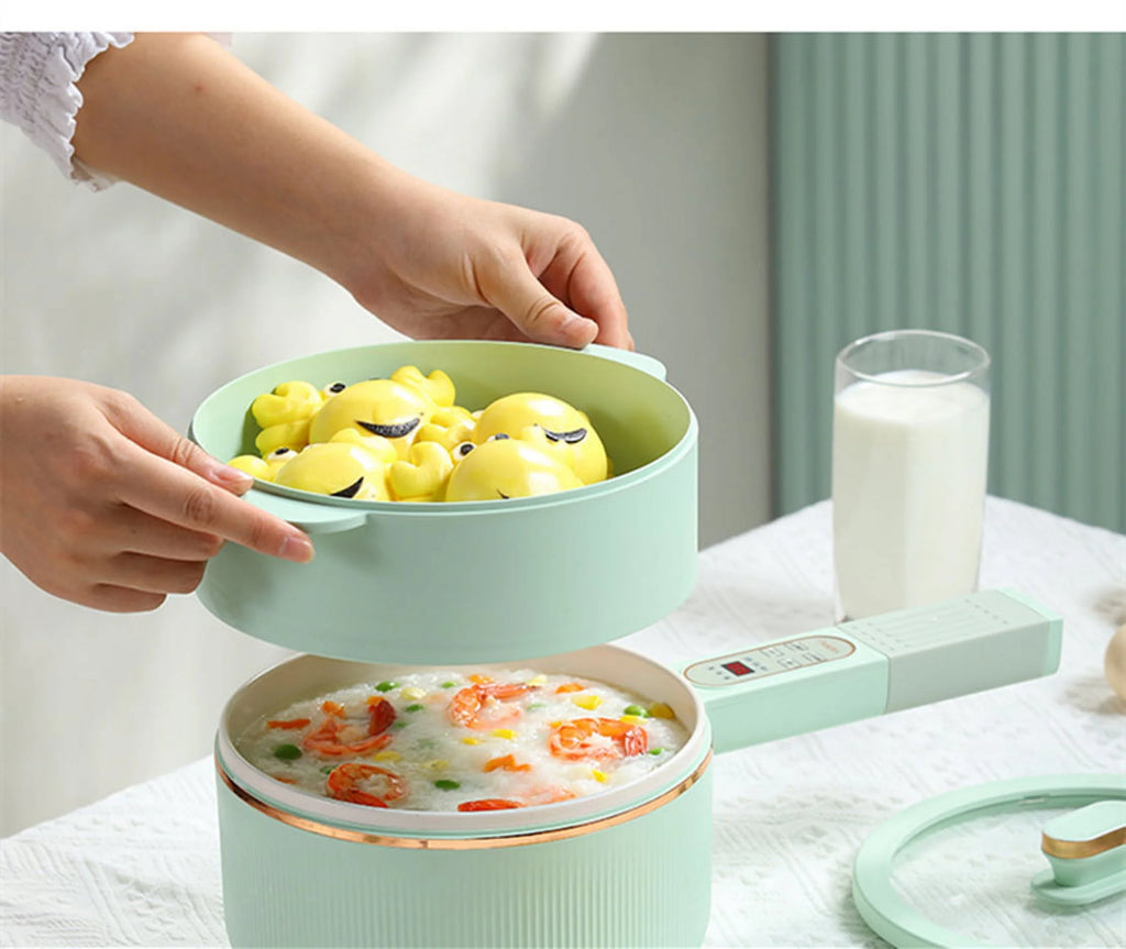 Electric Hot Pot Cooker Steamer Non-stick Pan W690980