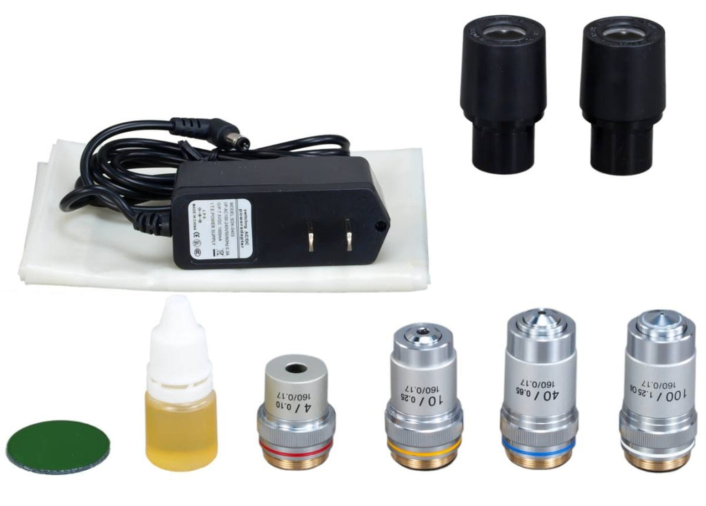 40X-1600X Binocular Compound Microscope with 2.0mp USB Camera Q374964