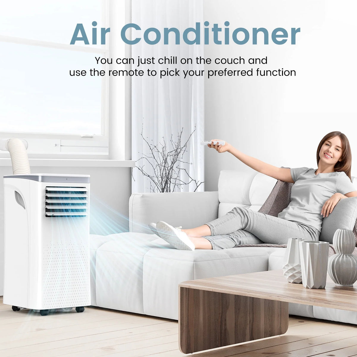 8000 BTU Portable Air Conditioner Y6081