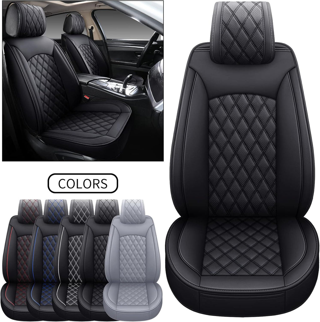 Waterproof Faux Leather Car Seat Covers Full Set N1131