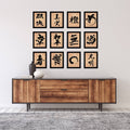 Black Framed Art Set R220477