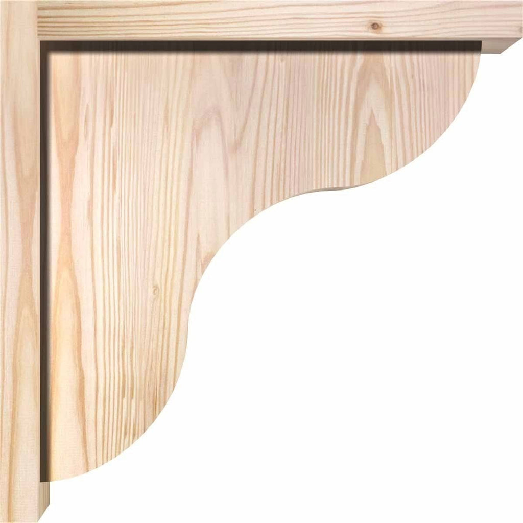 Carmel Smooth Corbel with Backplate N6333