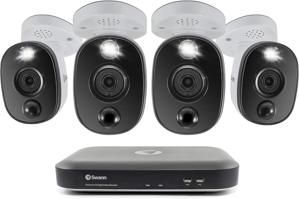 8 Channel 4 Camera 4K HD DVR Security System T744