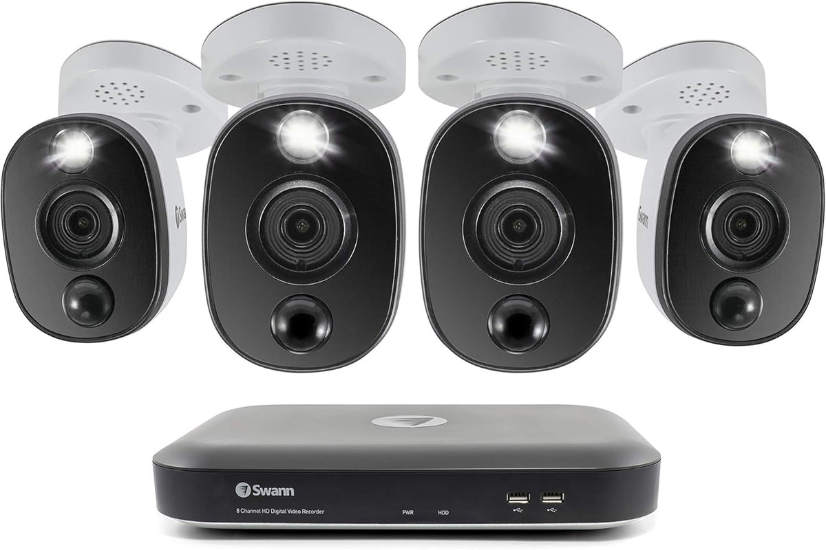 8 Channel 4 Camera 4K HD DVR Security System T744