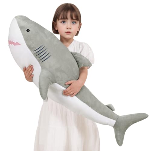 40 Inch Giant Shark Stuffed Animal Plush Toy S1725
