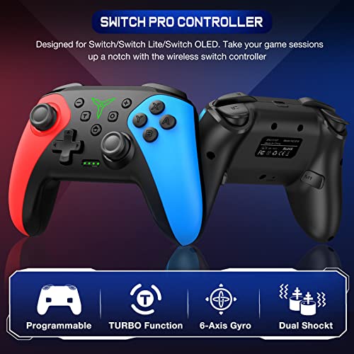 Wireless Switch Controller with Back Buttons, Programmable, Turbo Function Y737028