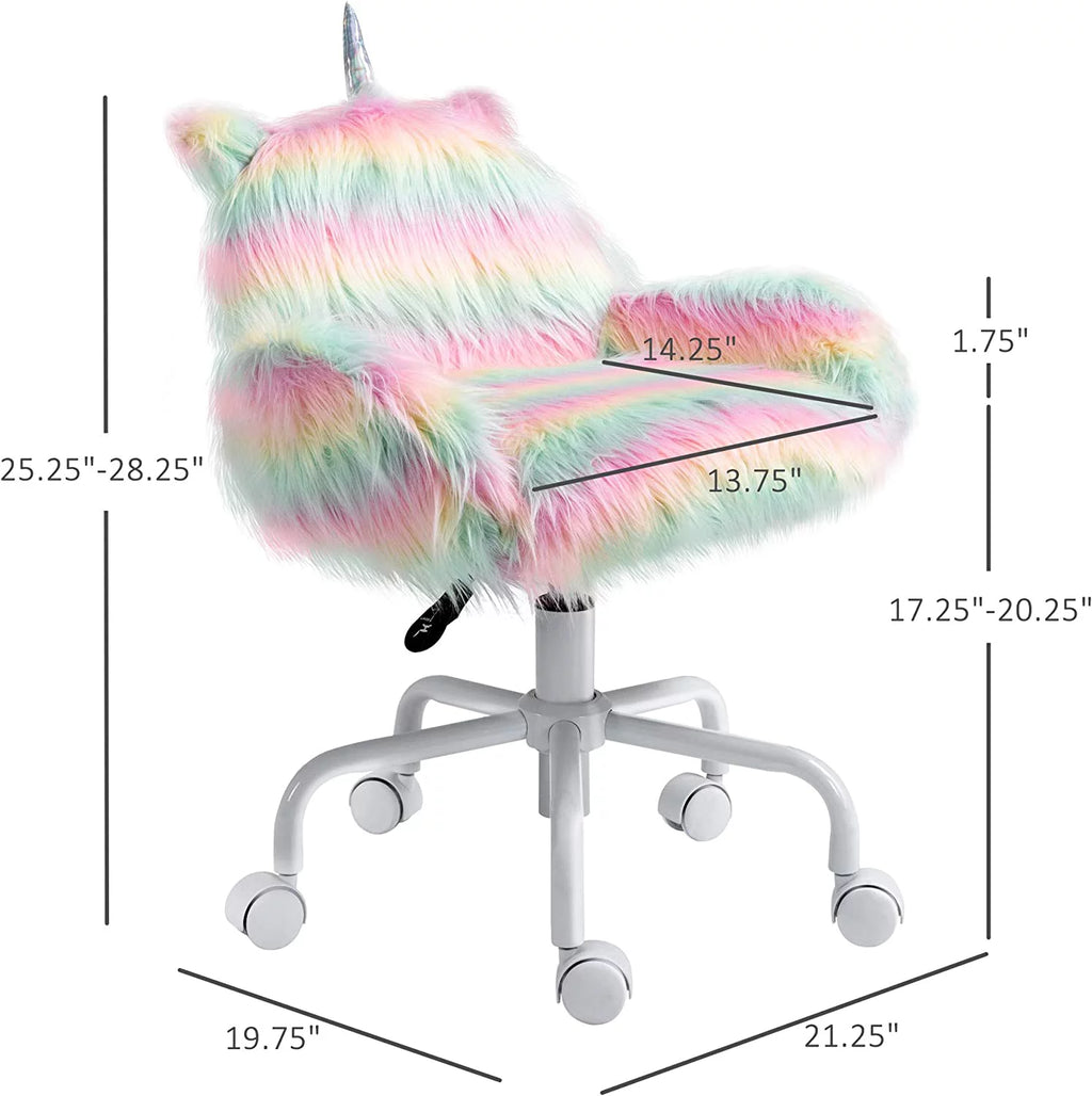 Unicorn Office Chair with Mid-Back and Armrest Support N13539