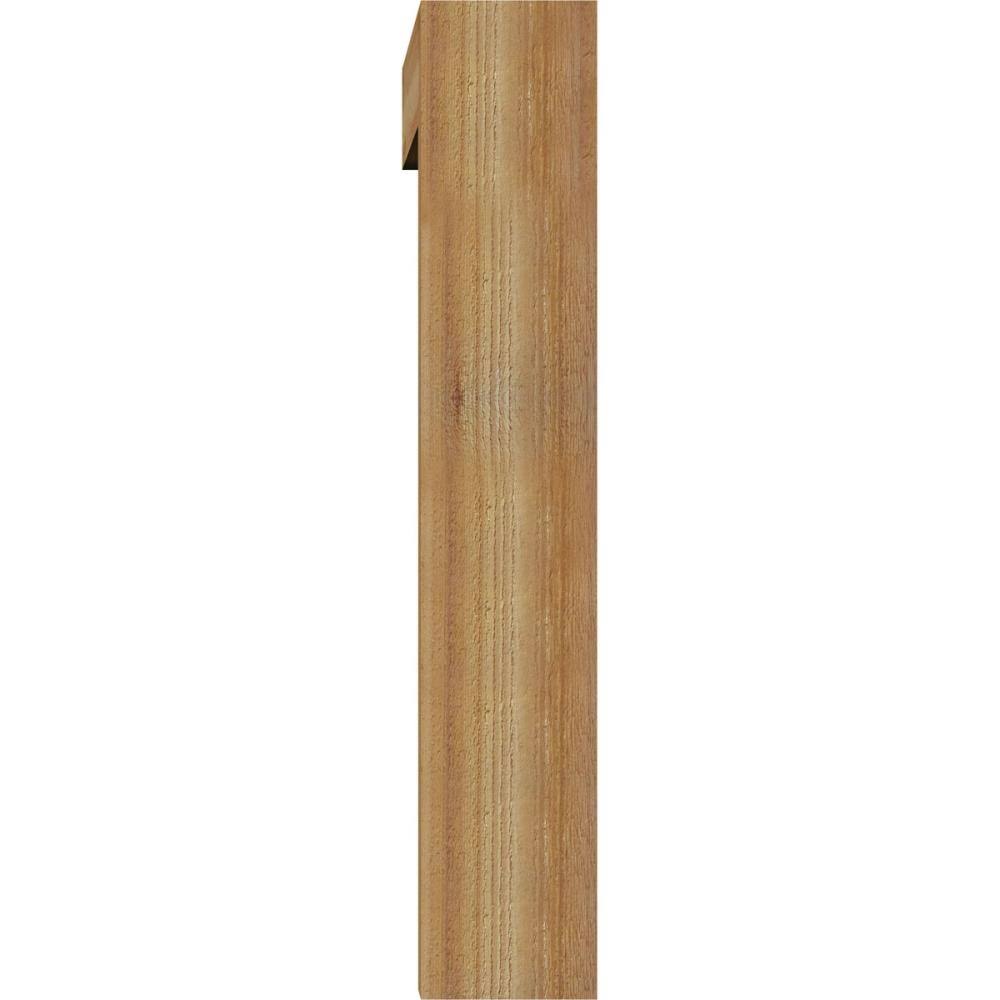 Western Red Cedar Rough Sawn Bracket with Offset Brace Q370400