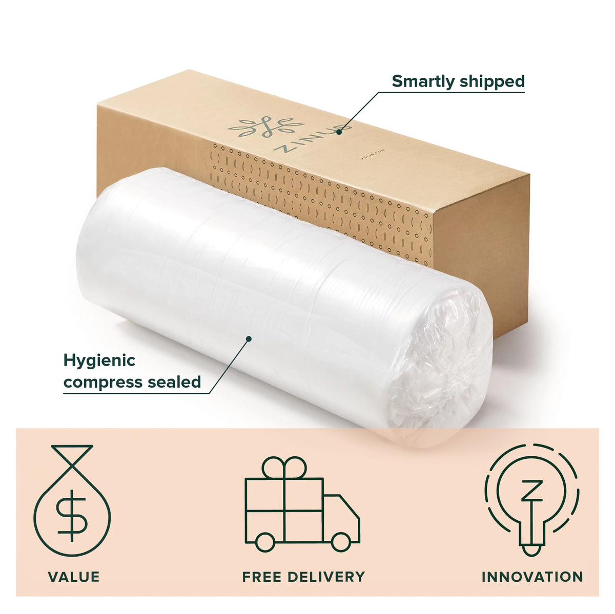 10 Green Tea Memory Foam Queen Mattress U94742