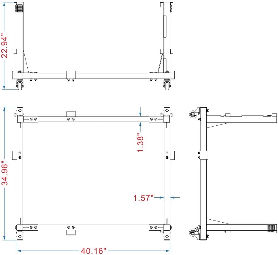 Black Door Hanger Storage Rack K4182