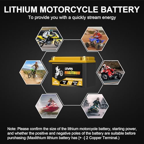 12V 12Ah 720A Lithium Powersports Battery with Smart BMS Z63722