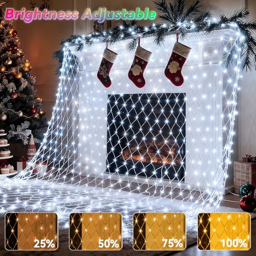 10 x 10ft 240 LED 35 Colors Changing Net Lights J36141