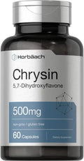 500mg Chrysin 60 Capsules Passion Flower Extract Non-GMO Gluten Free Supplement Z981648
