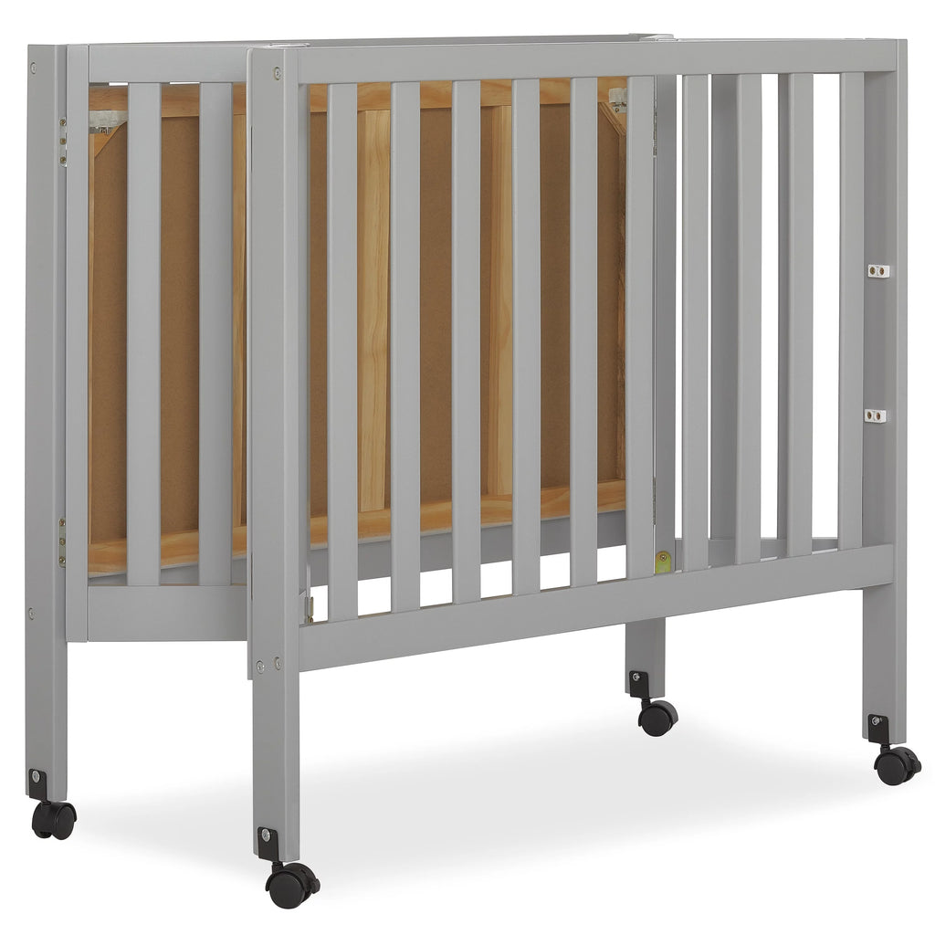 Pebble Grey Folding Crib V7402