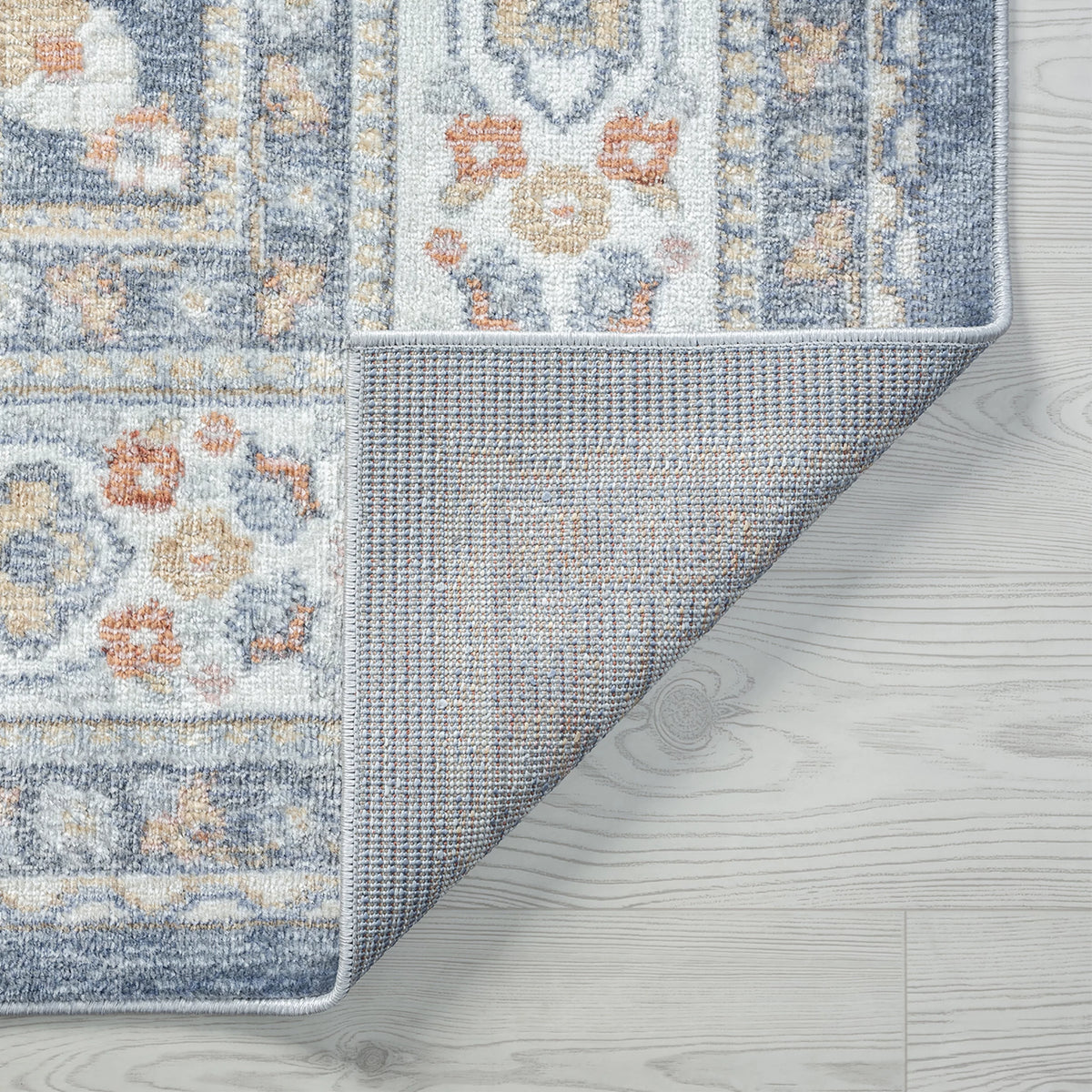 5x8 Area Rug Navy Gray V150489