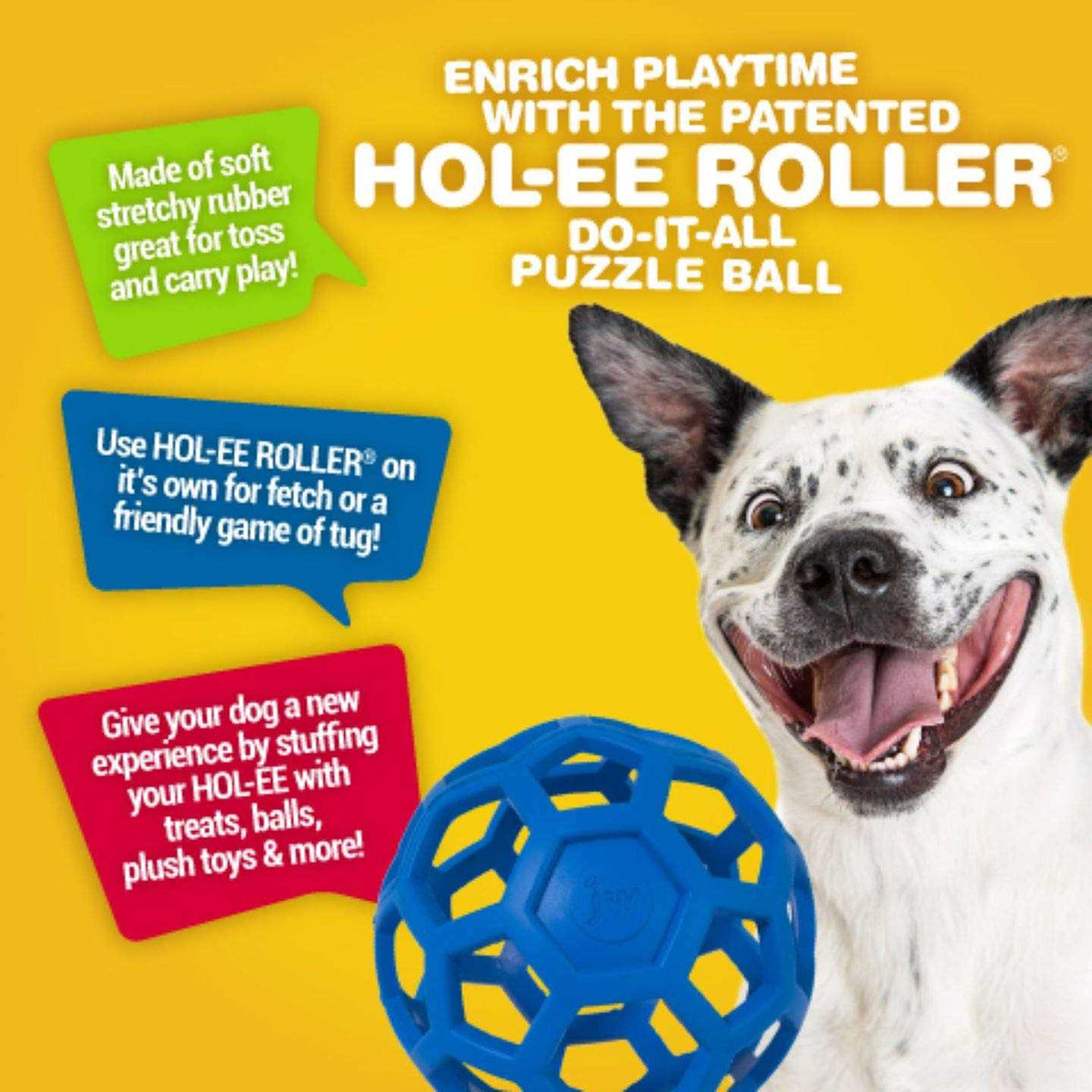 Hol-ee Roller Dog Toy Puzzle Ball E3204