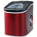 Portable Counter Top Ice Maker in Red Stainless S71685