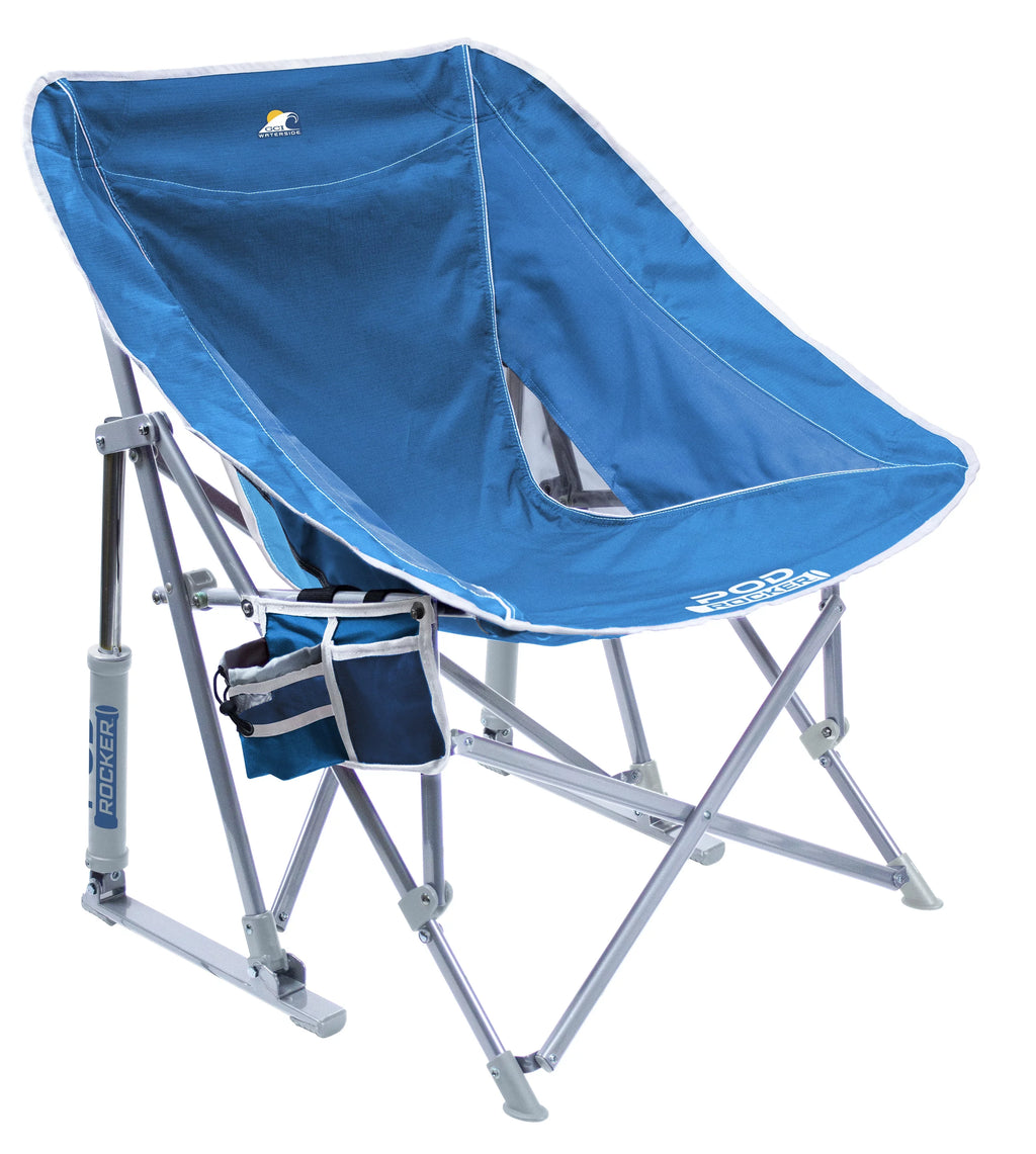 Black Foldable Rocking Camp Chair T23705