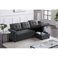Upholstered Pull out Sectional Sofa with Chaise W336633