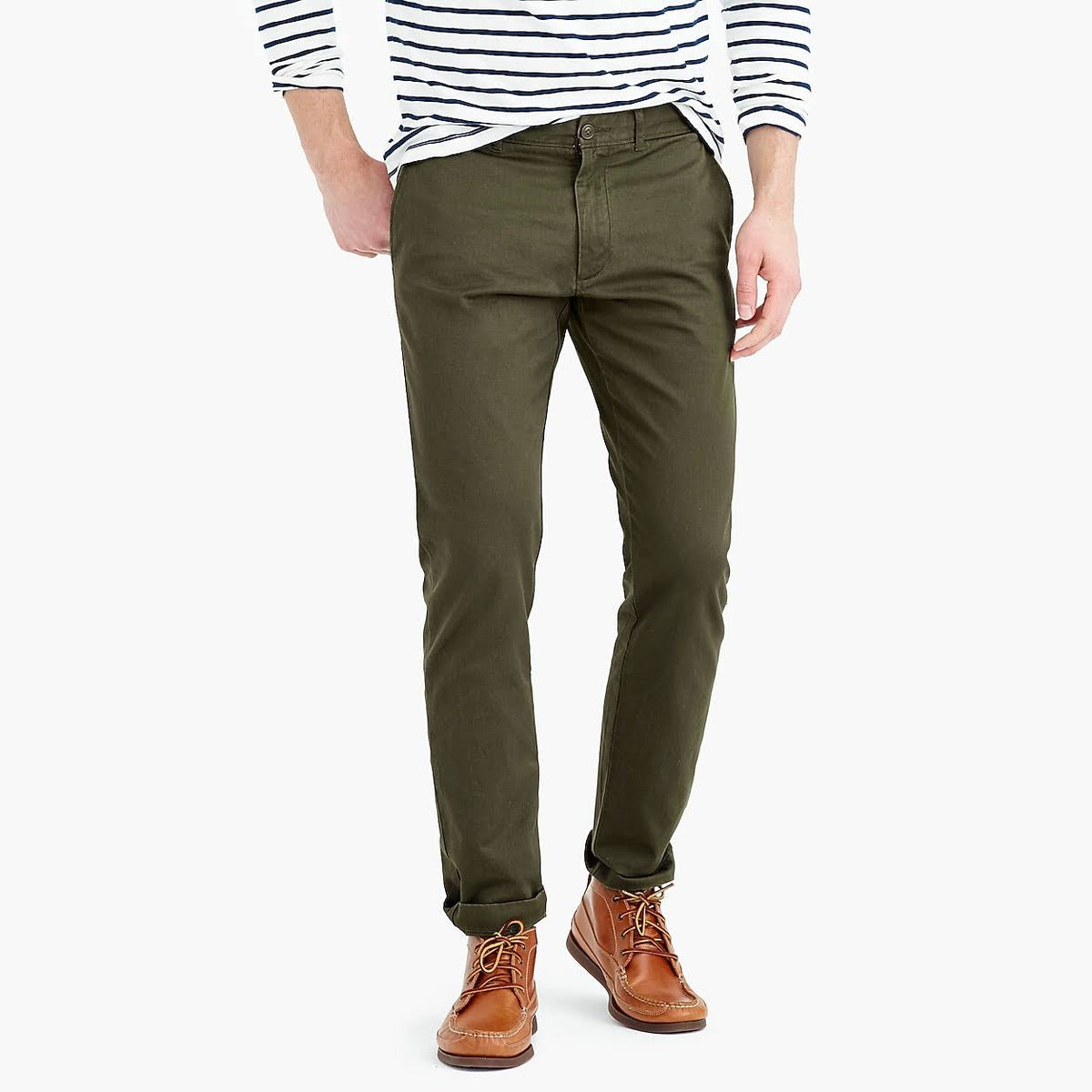 Mens 484 Slim-Fit Stretch Chino Pant D6009