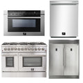 48 Inch Dual Fuel Range, 60 Inch Refrigerator, Microwave Drawer, Dishwasher Z158793