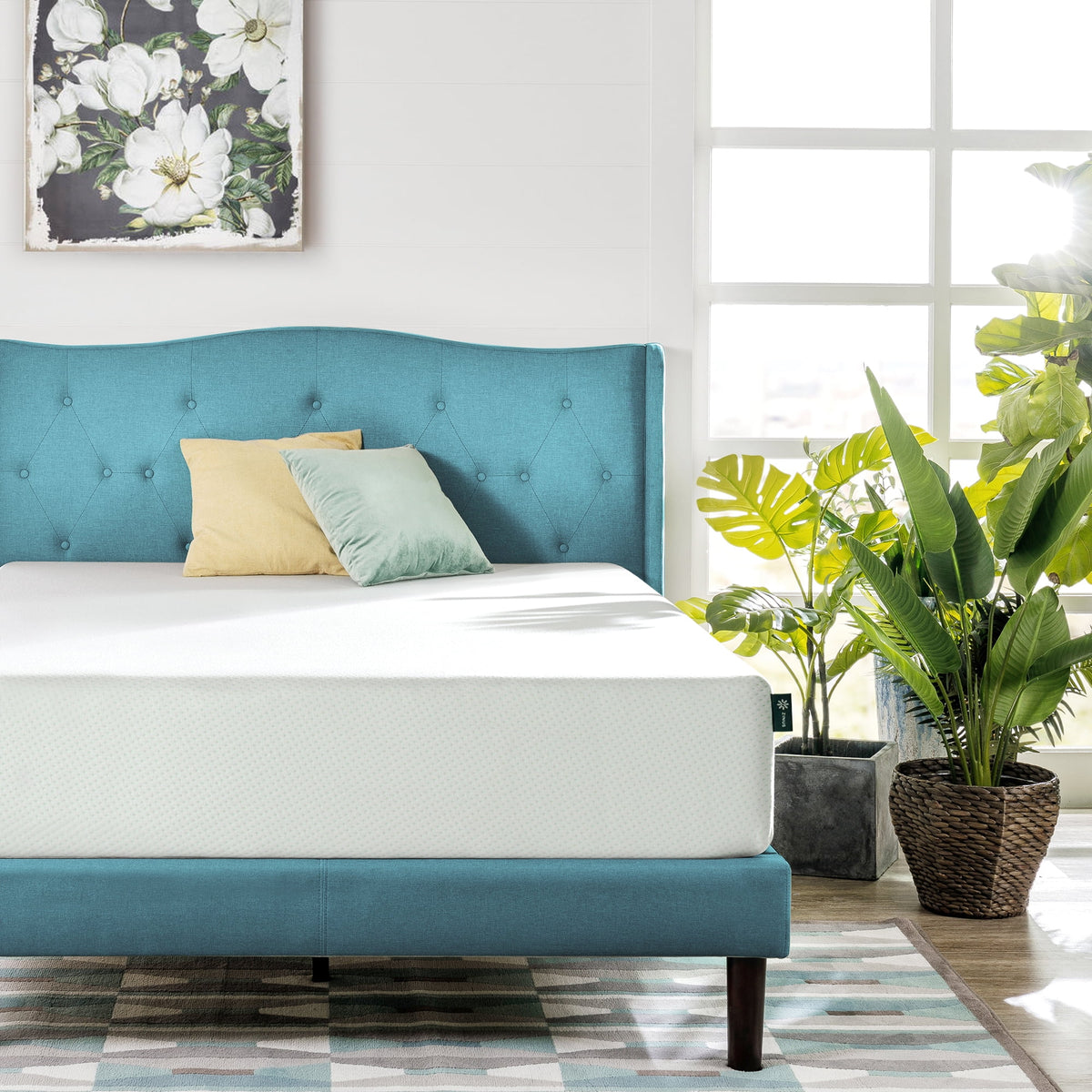 10 Green Tea Memory Foam Queen Mattress U94742