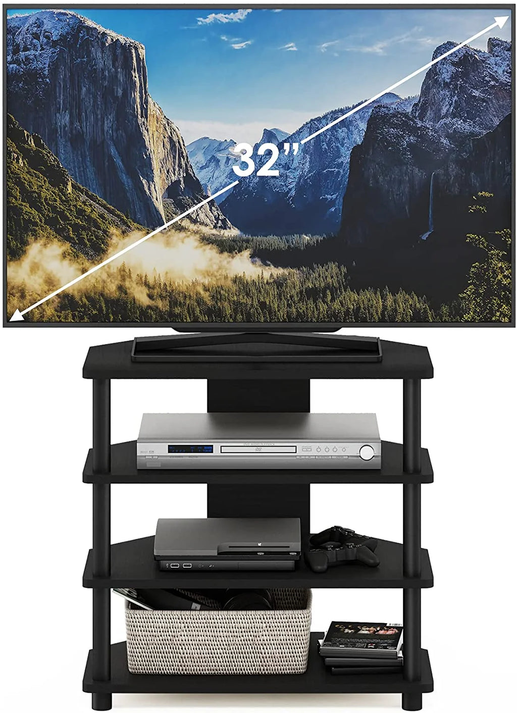 4-Tier Petite Entertainment Center TV Stand S566858