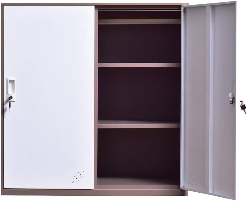 Blue Small Office Storage Locker Cabinet U82545
