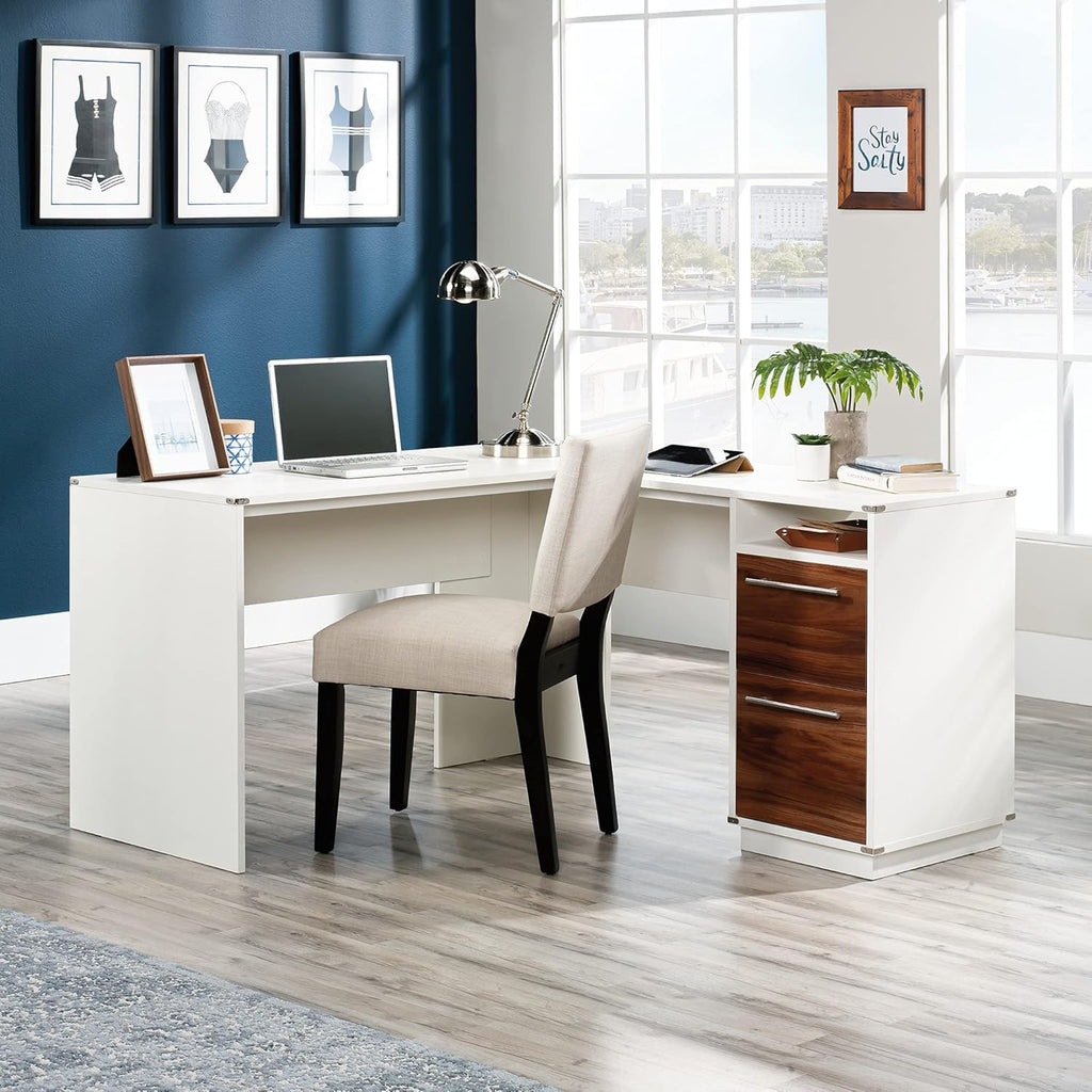 L-Desk, Pearl Oak Finish Z5528