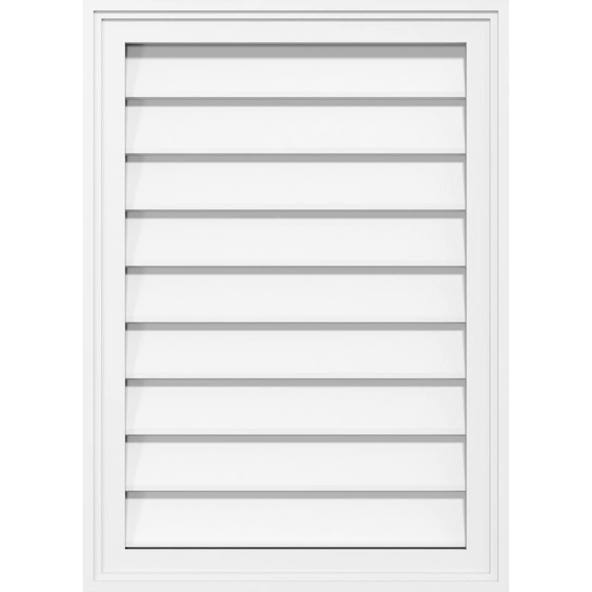 Vertical Surface Mount PVC Gable Vent N845448