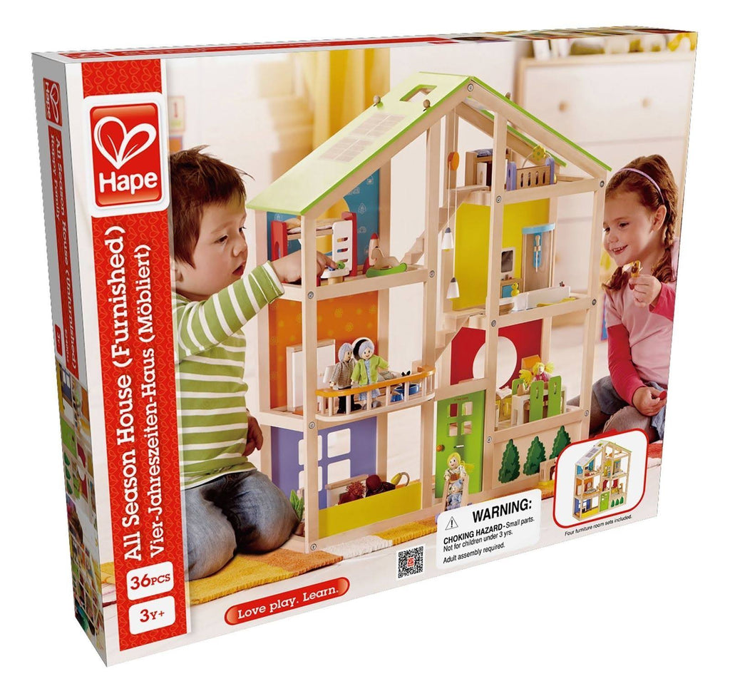 3 Story Wooden Dollhouse S9317