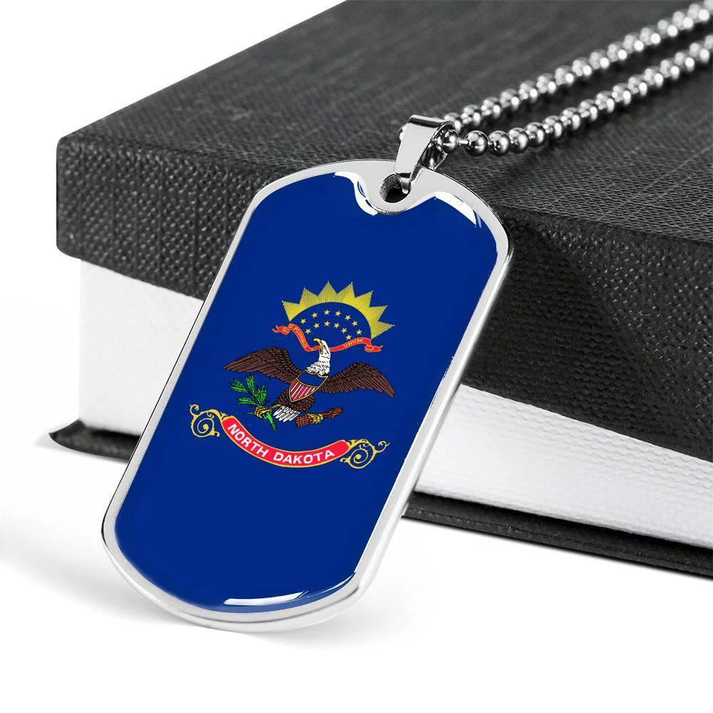 Stainless Steel Dog Tag Necklace A742920