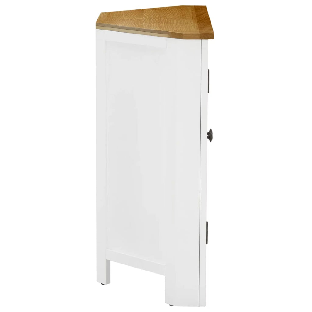 Solid Oak Wood Corner Cabinet N5311