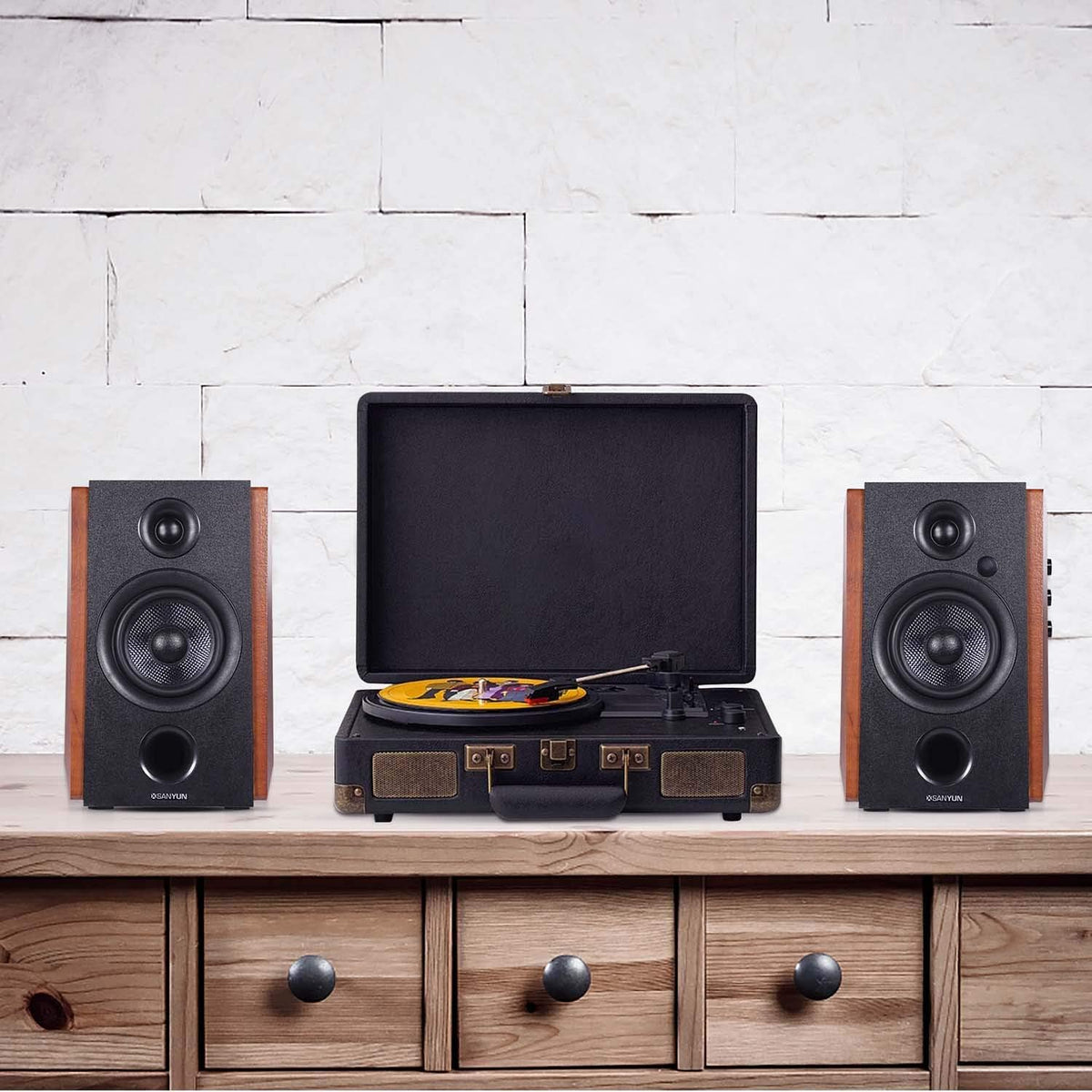 Active Bookshelf Speakers with Carbon Fiber Speaker Unit X58729