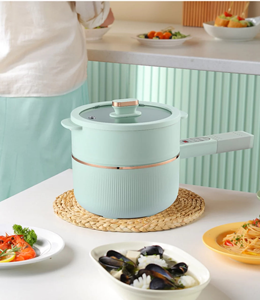 Electric Hot Pot Cooker Steamer Non-stick Pan W690980