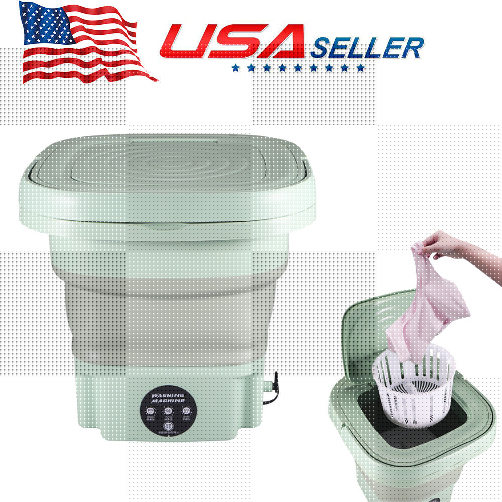 Portable Washer with Drying, 8L Mini Machine R729