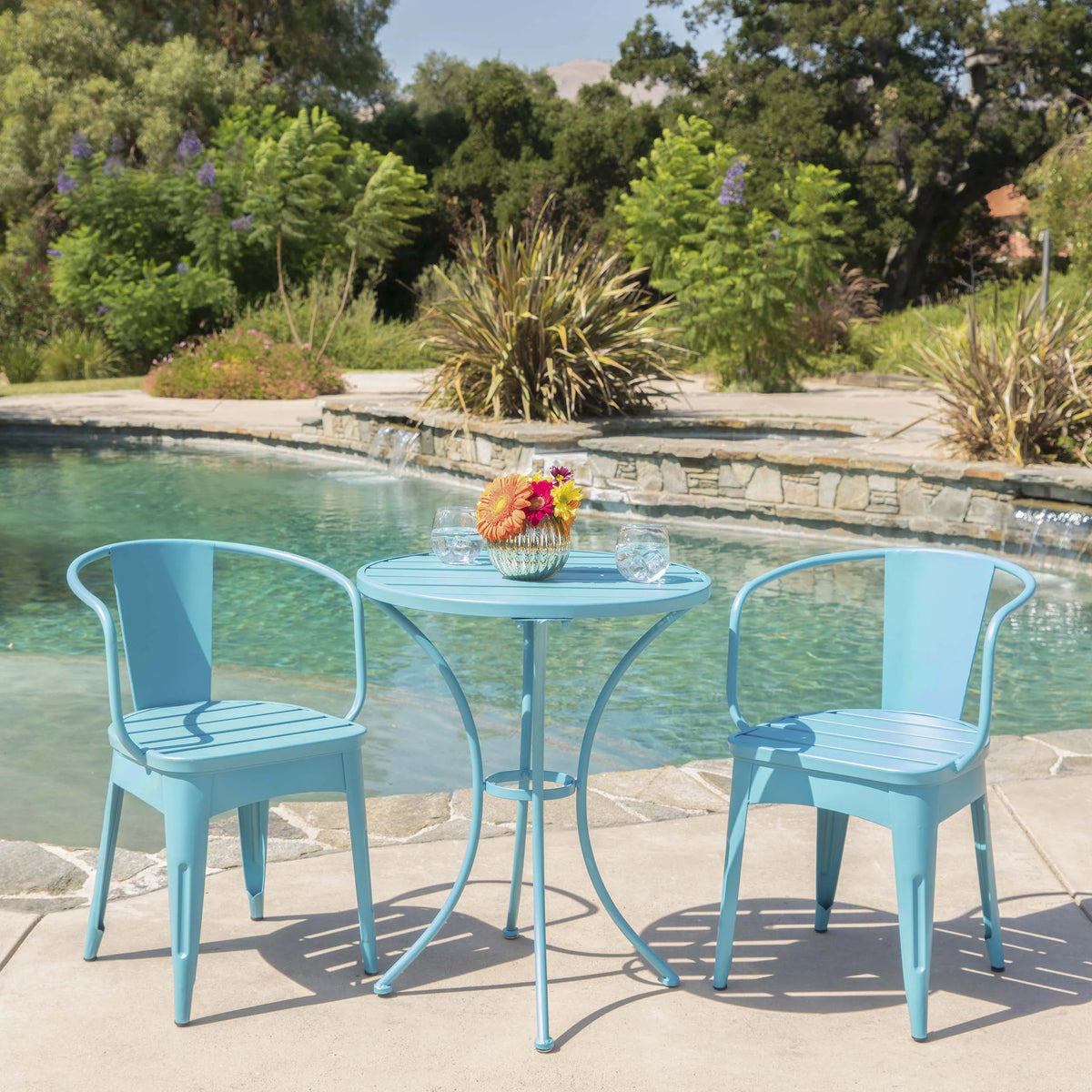 3 Piece Iron Bistro Set S519