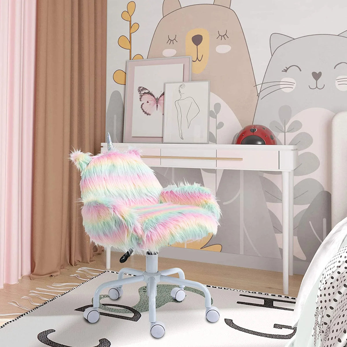 Unicorn Office Chair with Mid-Back and Armrest Support N13539