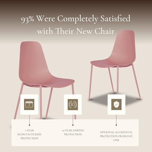 Pistachio Green Plastic Dining Chairs Set of 4 with Metal Legs A8921