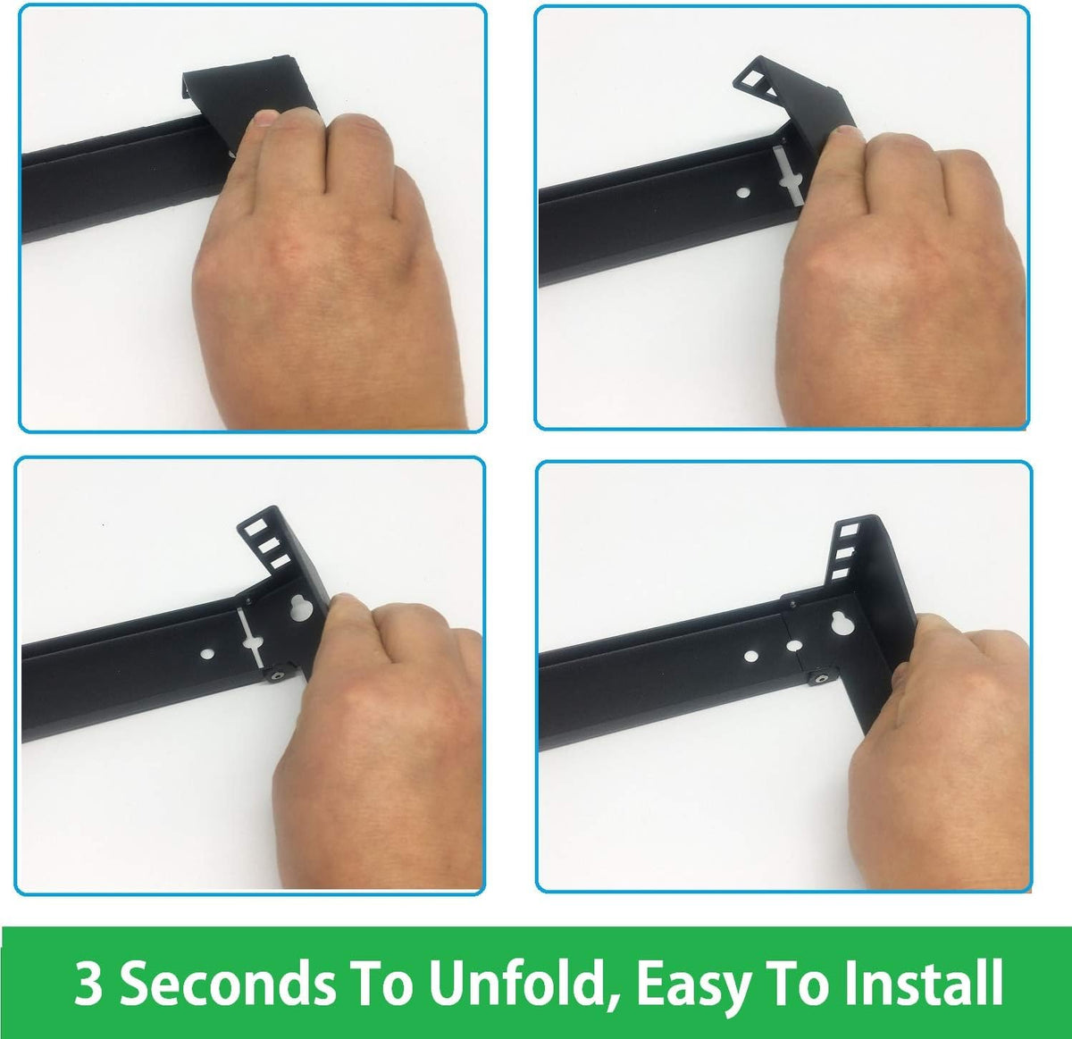 19 Inch 1U Heavy Duty Wall Mountable Server Rack Pack of 2 B243