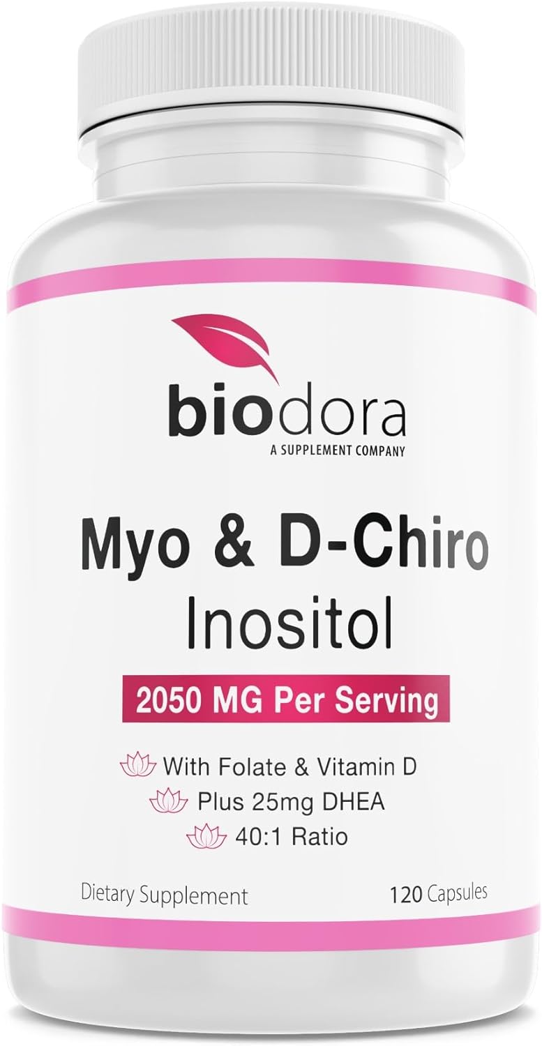 2050mg per Serving 120 Capsules Inositol Supplement H3928
