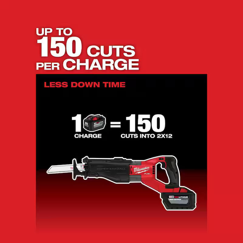 18V Brushless Cordless Reciprocating Saw with Battery & Blade Set D613626