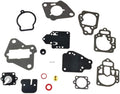 Carburetor Rebuild Kit with Gasket for 2cyl Outboard Motors Pack of 2 H531