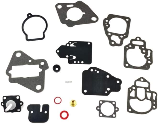 Carburetor Rebuild Kit with Gasket for 2cyl Outboard Motors Pack of 2 H531