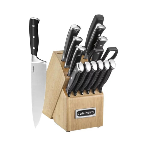 15-Piece Cutlery Block Set with Kitchen Timer T621