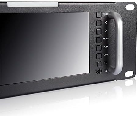 Triple 5" 2RU 800×480 Broadcast LCD Rack Mount Monitor with 3G-SDI, HDMI, AV Input and Output N394