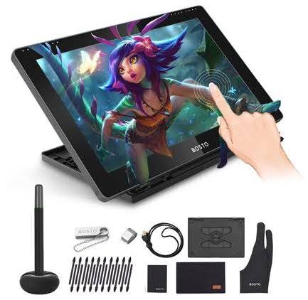 15.6 inch Portable LCD Graphics Drawing Tablet with Capacitive Touchscreen Y5070